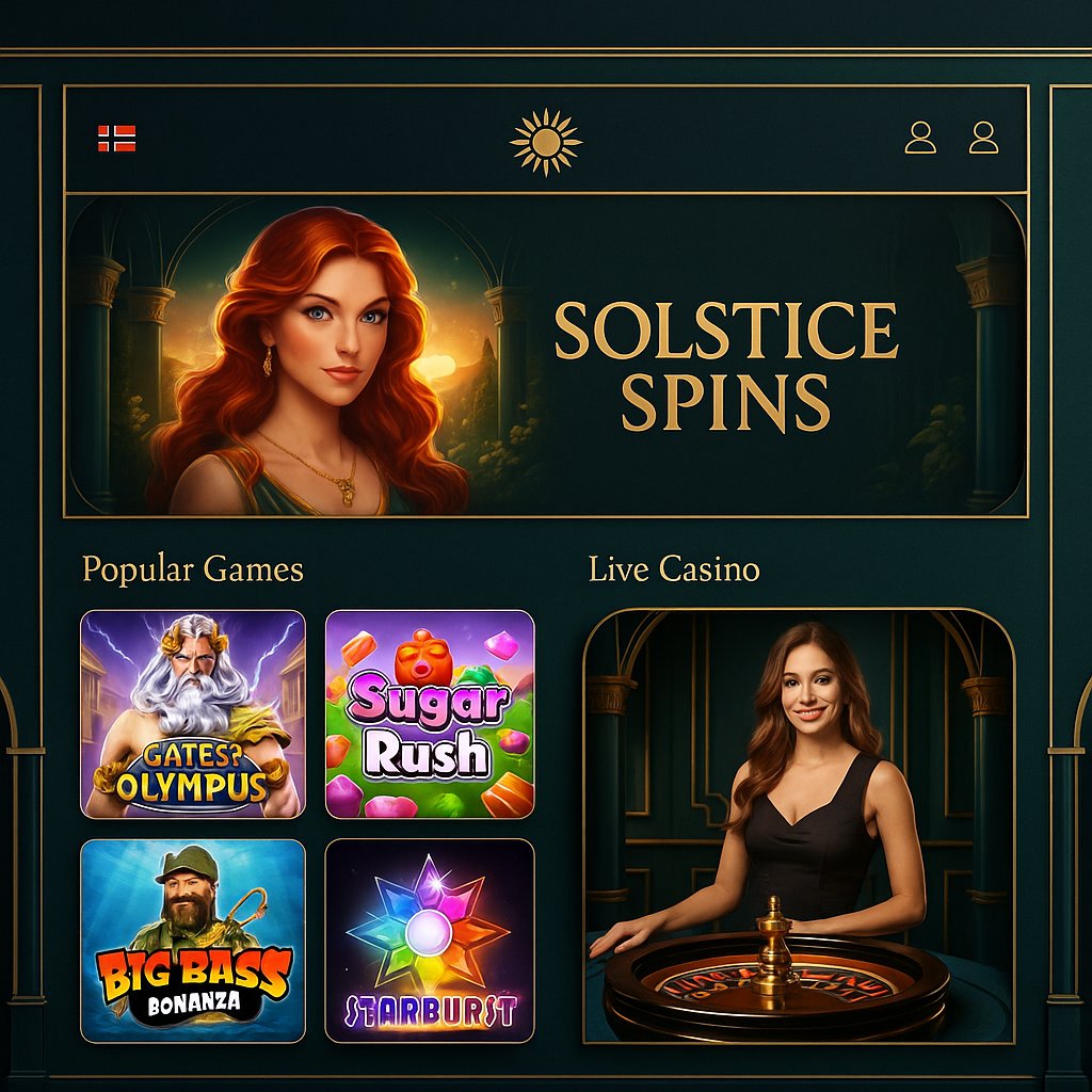 Solstice Spins Anmeldelse — Cashback Casino