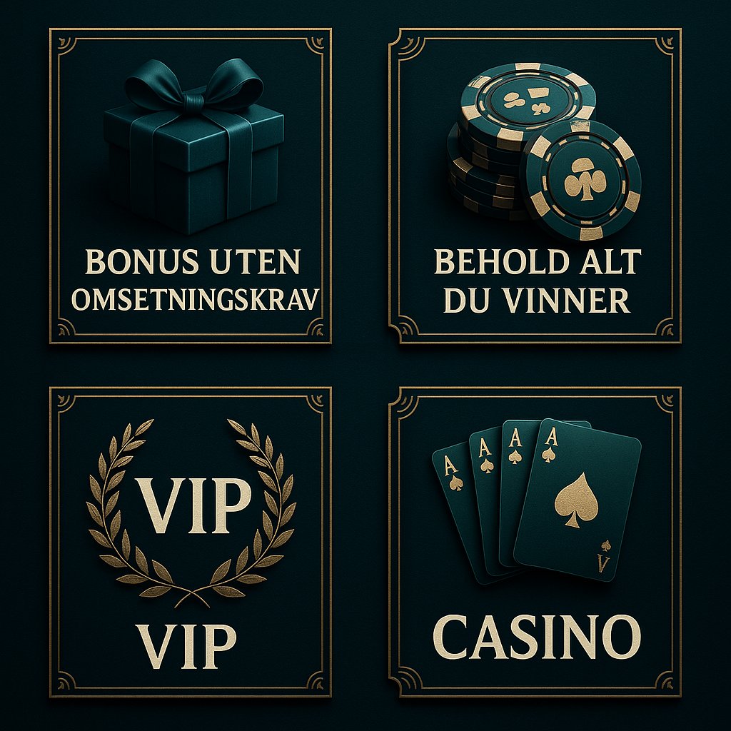 Casino Bonus Uten Omsetningskrav — Behold Alt Du Vinner