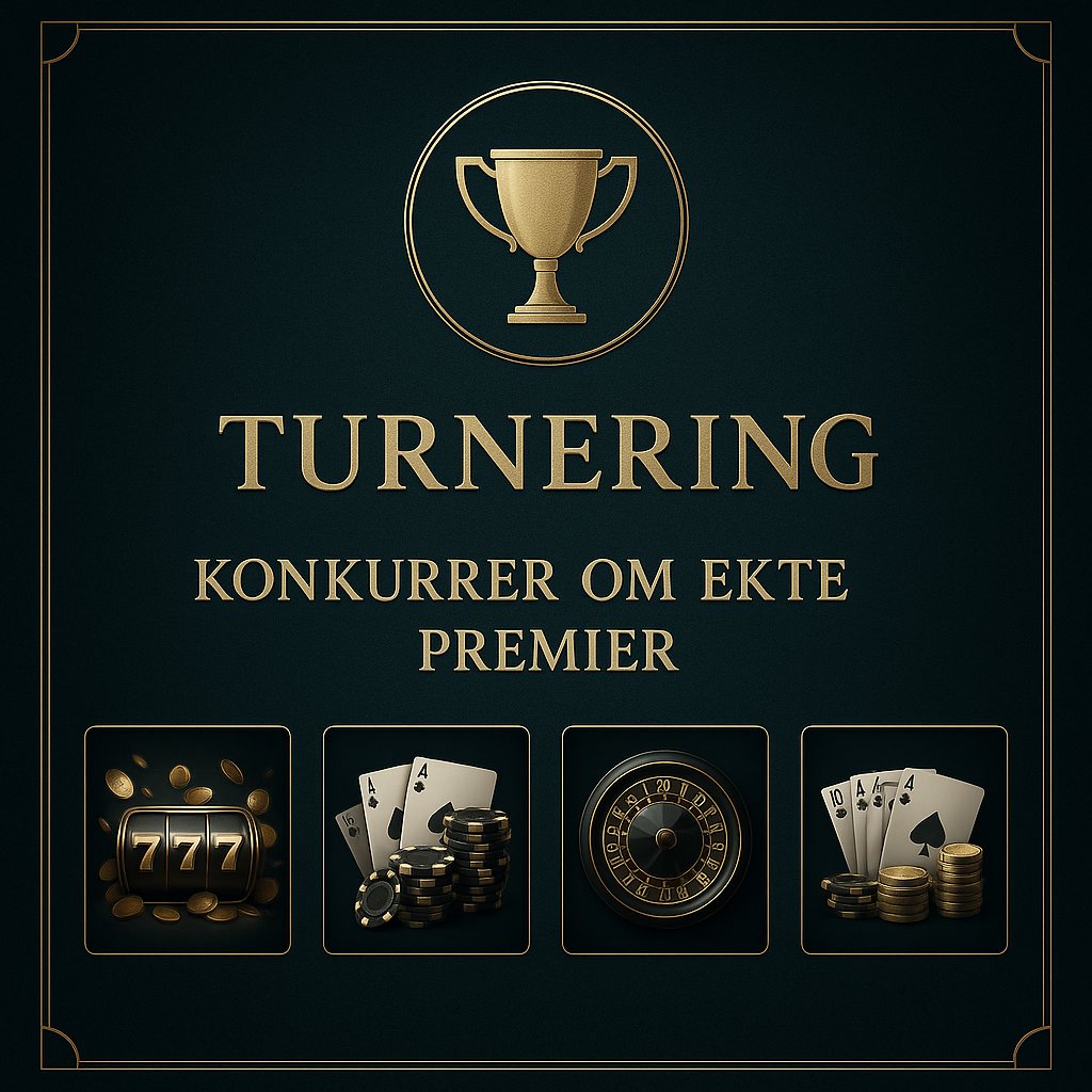 Casino Turnering Norge — Konkurrér om Ekte Premier