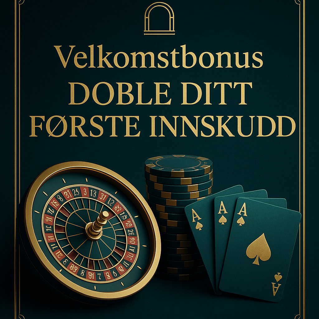 Velkomstbonus Casino Norge — Doble Ditt Første Innskudd